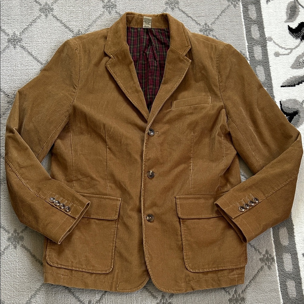 LL Bean Men’s Corduroy Cotton Lined Sport Coat